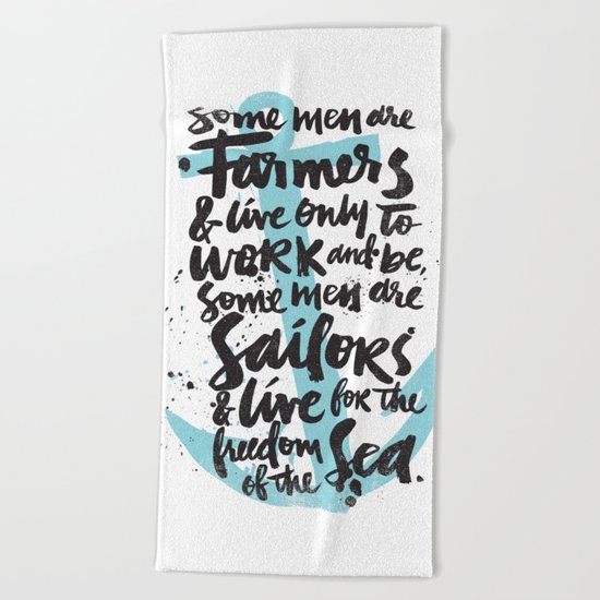 SAILORS Beach Towel