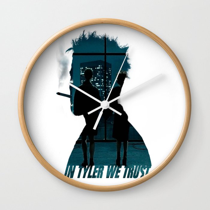 In Tyler we Trust Wall Clock