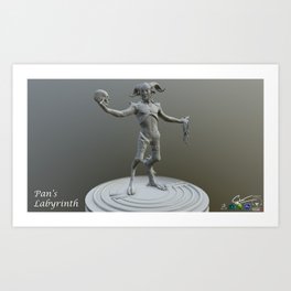 Pan 3D Art Print