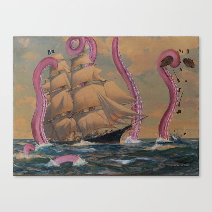 The Kraken Takeover Canvas Print
