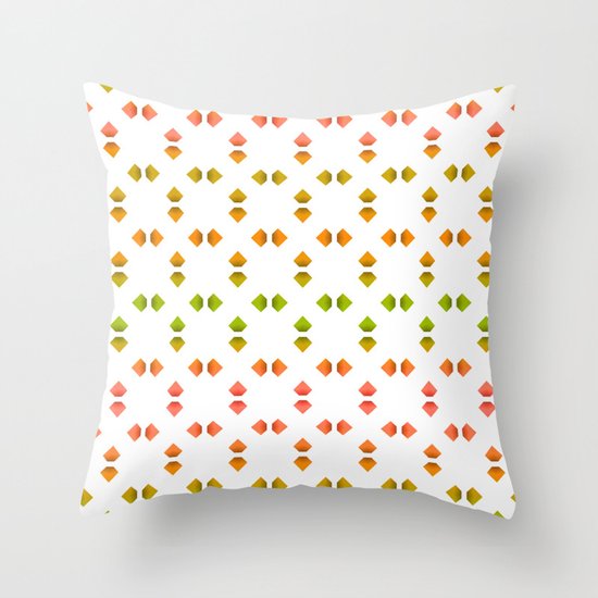spring pattern Throw Pillow