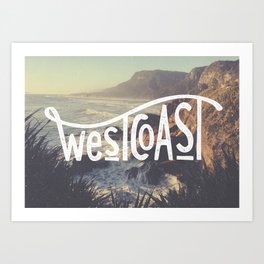 West Coast NZ Art Print