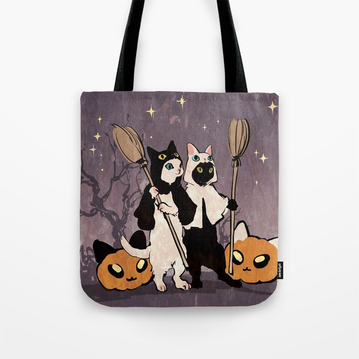 halloween cats Tote Bag