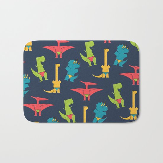 Dinos In Speedos Bath Mat