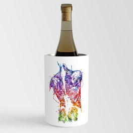 Anatomy of the Human Back With Muscles Wine Chiller
