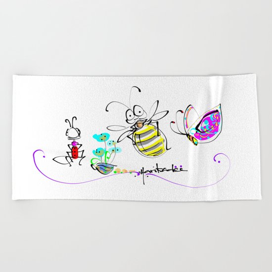 design 12 Beach Towel