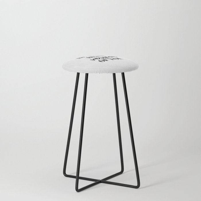 Be the best version of you, Be the Best, The Best, Motivational, Inspirational, Empowerment, Black and White Counter Stool