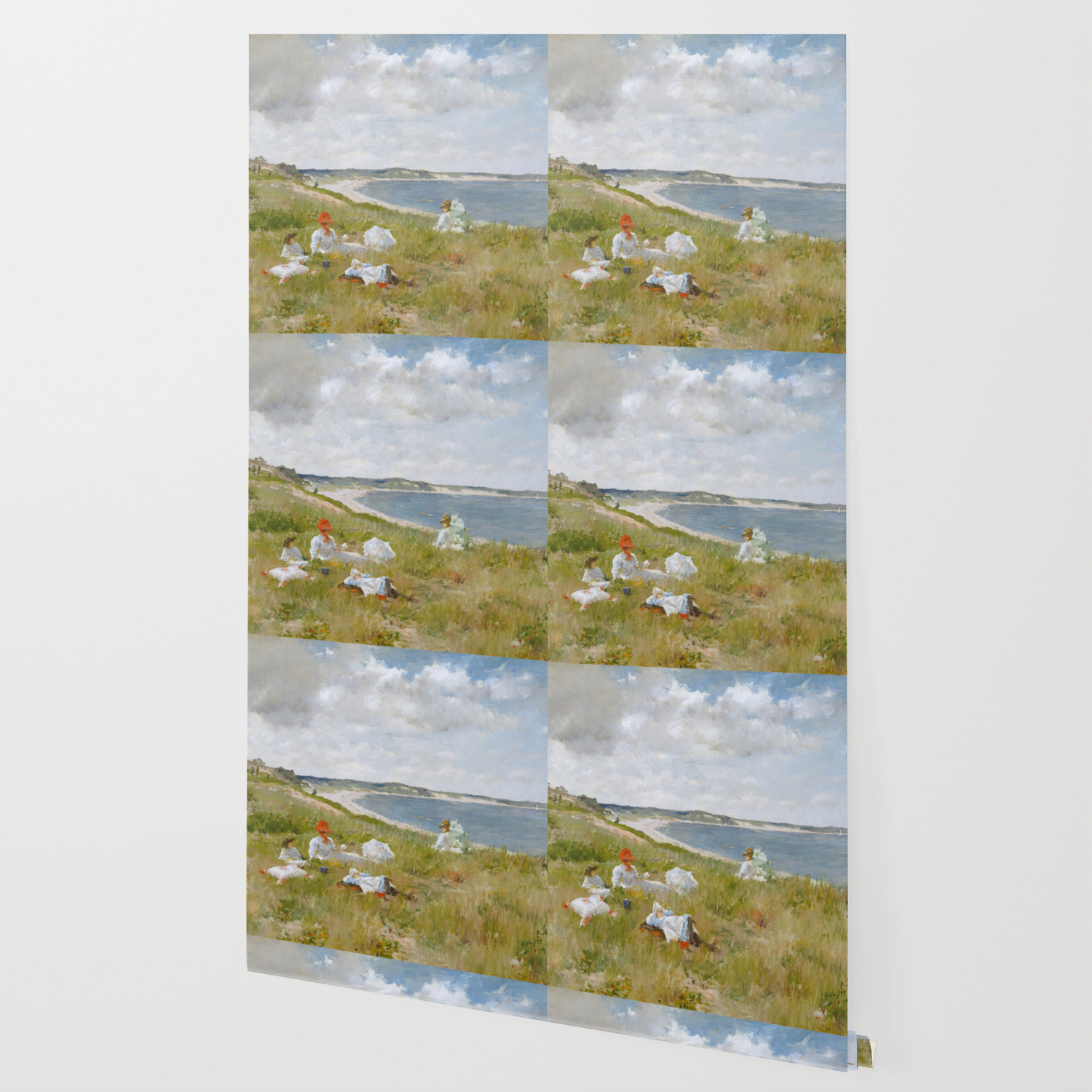 Idle Hours By William Merritt Chase Wallpaper By Artmasters Society6