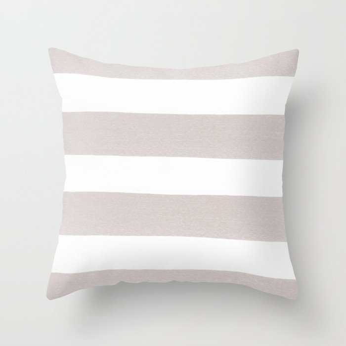 Horizontal Stripes Throw Pillow