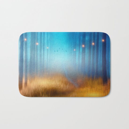 Blue melody.. Bath Mat