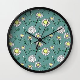 Rodanthe floral Wall Clock
