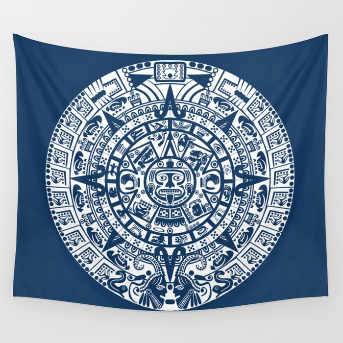 Mayan sales calendar tapestry