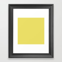 CELANDINE COLOR. Pastel solid color Framed Art Print