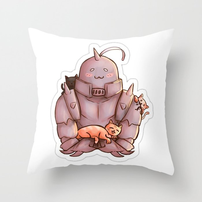 Fullmetal Alchemist 17 Throw Pillow