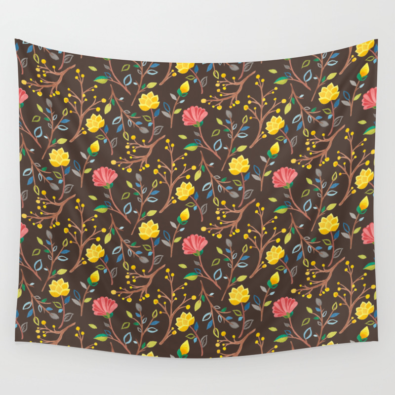 Korean Jogakbo Patchwork Print Wall Tapestry By Sera72fina Society6