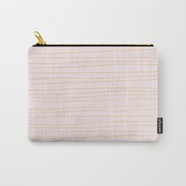 Gold and pastel pink Carry-All Pouch