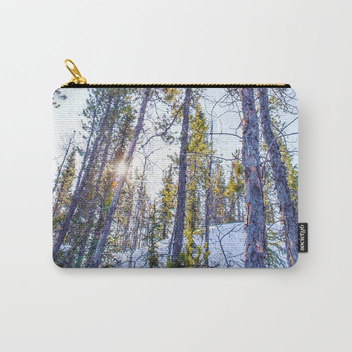 Sunset in the forest Carry-All Pouch