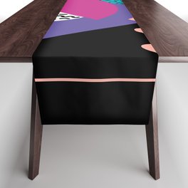 Memphis pattern 39 - 80s / 90s Retro Table Runner