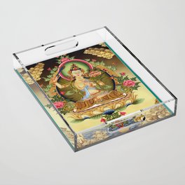 Manjushri Thangka  Acrylic Tray