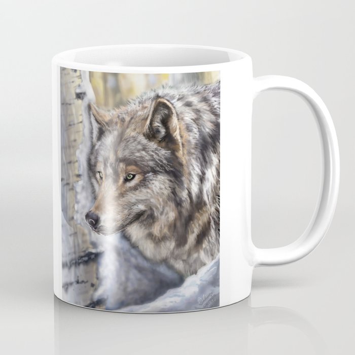 Wolf in the Woods Coffee Mug