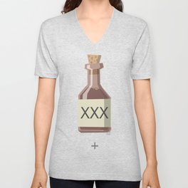 XXX Bottle V Neck T Shirt