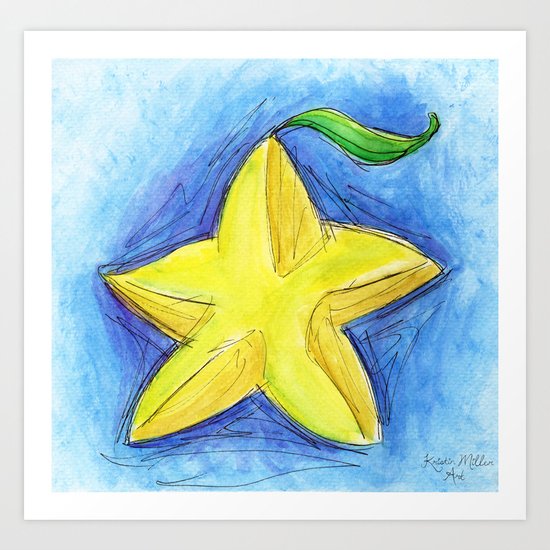 Paopu Fruit Art Print