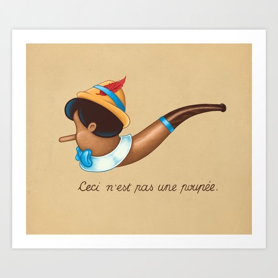 This is not a puppet Art Print