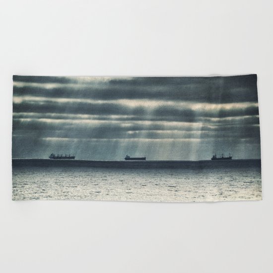 Morning Race Beach Towel