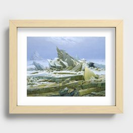 The Sea of Ice or The Wreck of Hope by Caspar David Friedrich | Das Eismeer - Hamburger Kunsthalle ,The Sea of Ice Recessed Framed Print