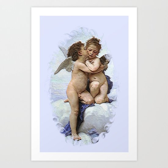 Bouguereau-First Kiss Art Print