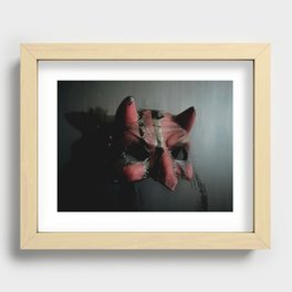 Burned Disguise Recessed Framed Print