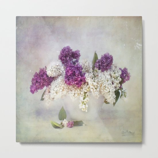 still life with lilac Metal Print
