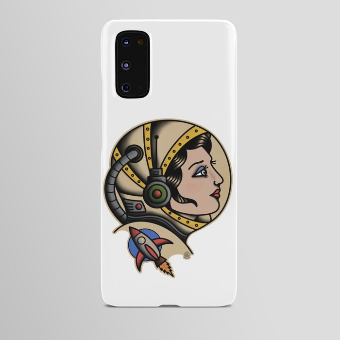 Space Girl Tattoo Android Case