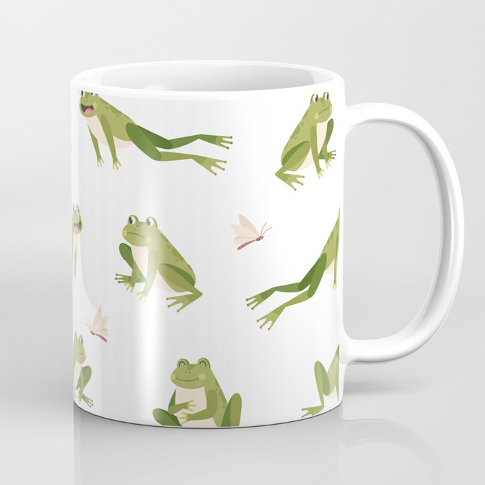 Frogs Pattern Coffee Mug