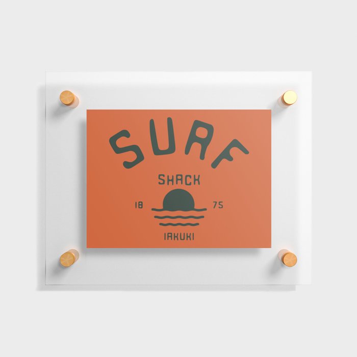 Surf Shack Floating Acrylic Print