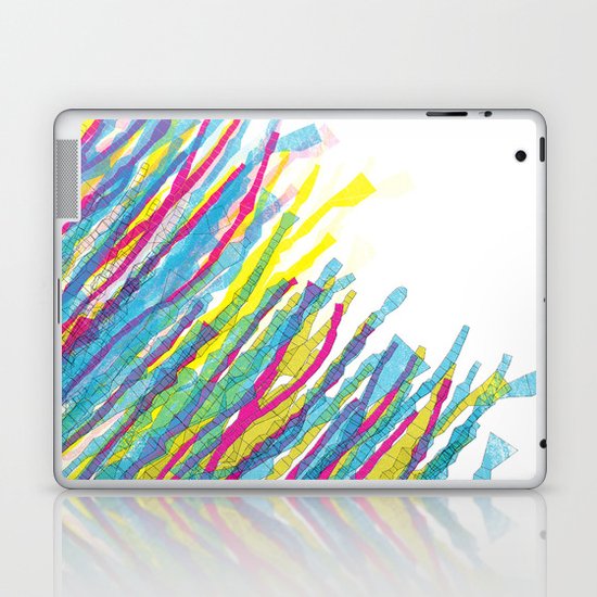 stripes in the wind Laptop & iPad Skin