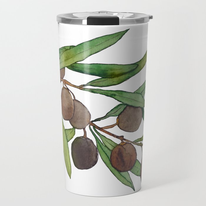 Olive leaf Travel Mug