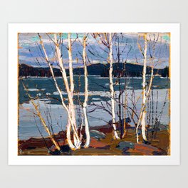 Tom Thomson - Spring in Algonquin Park - Canada, Canadian Oil Painting - Group of Seven Art Print