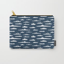 Battleship // Navy Blue Carry-All Pouch