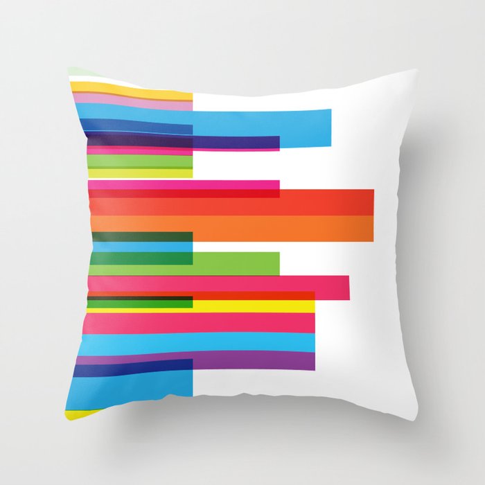 sexy colors Throw Pillow