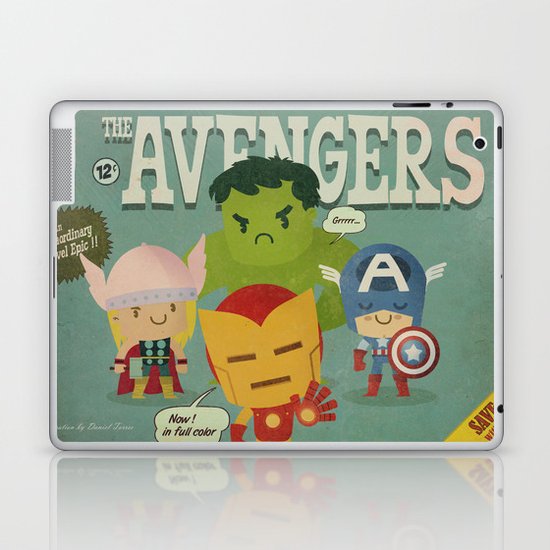 avengers fan art Laptop & iPad Skin