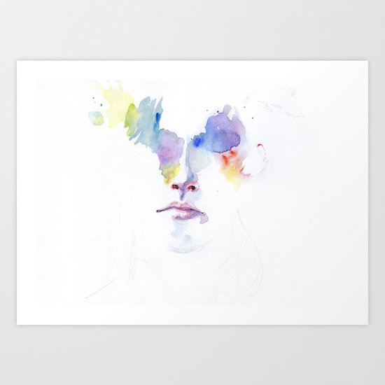 headlights eyes Art Print
