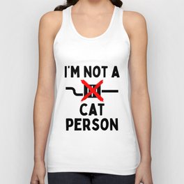 I’m Not A Cat Person Catalytic Converter Tuner Car Enthusiast Humor Unisex Tank Top