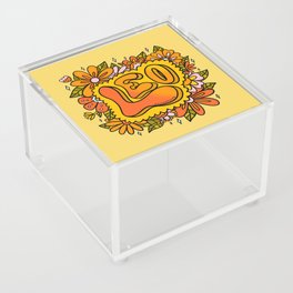 Leo Flowers Acrylic Box