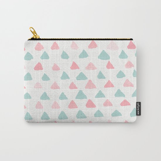 pastel triangles 2 Carry-All Pouch