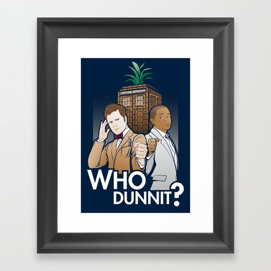 Who Dunnit? Framed Art Print