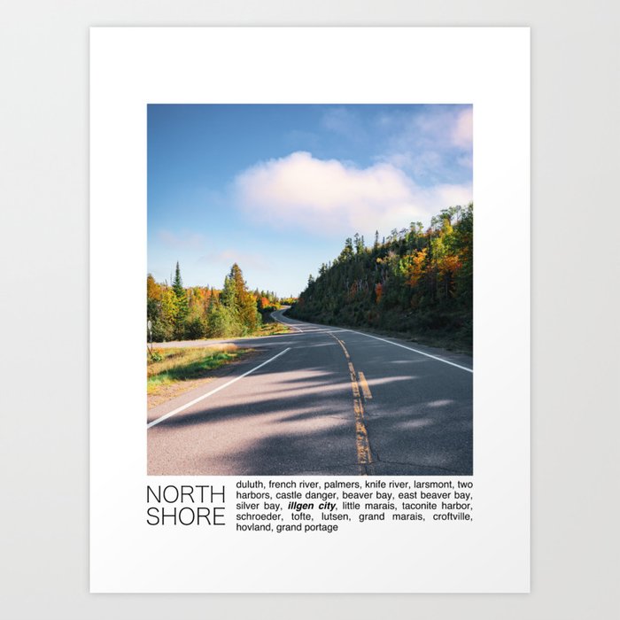 North Shore of Minnesota | Travel Photography Minimalism Art Print