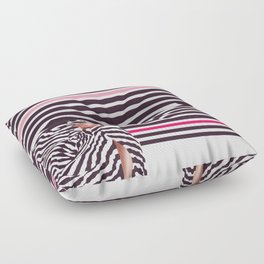 Stripes & Beauty Floor Pillow