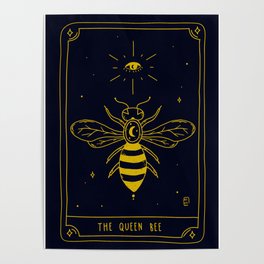 Tarot Card | The Queen Bee Poster