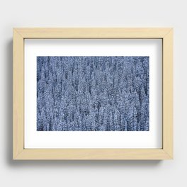 Frosted Forest Recessed Framed Print